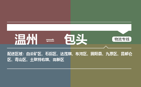 溫州到包頭昆都侖區(qū)物流專線