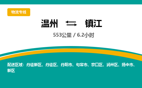 溫州到鎮(zhèn)江丹徒區(qū)物流專線